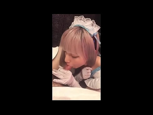 ❤️ Japanese Idol [mayuka], Frânsk faam kostúm, diel 1, blowjob en jerk off mei lotion ❌ Porno vk by wy ❤